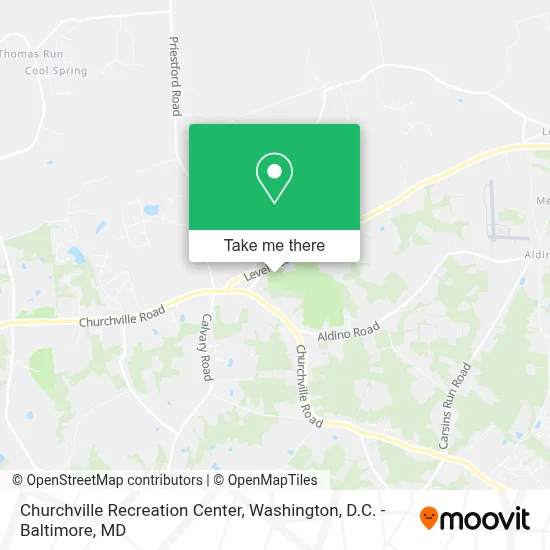 Churchville Recreation Center map
