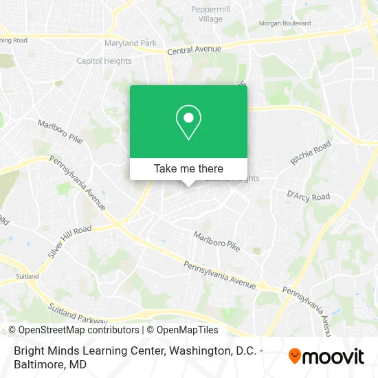 Bright Minds Learning Center map