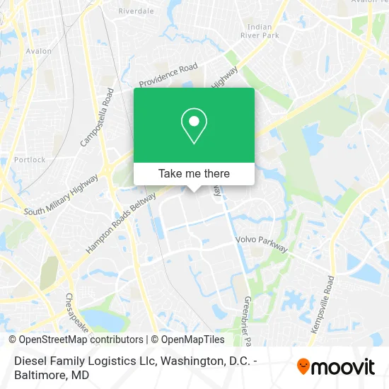 Diesel Family Logistics Llc map