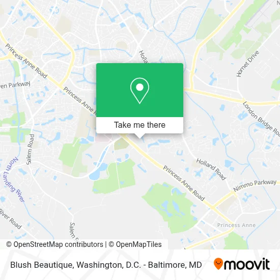 Blush Beautique map