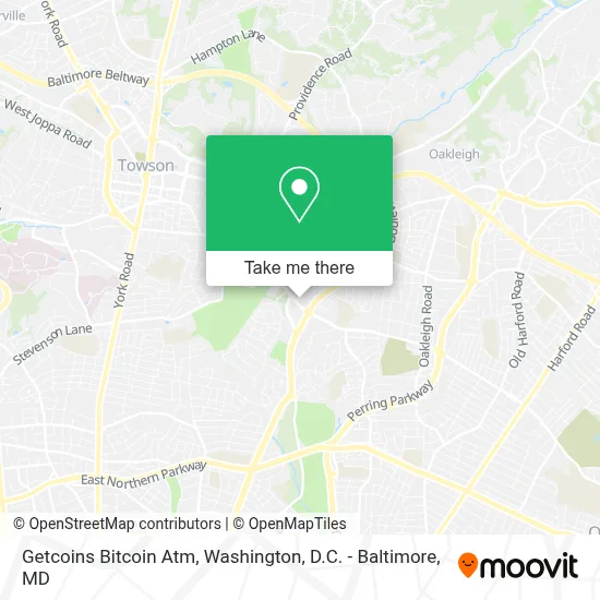 Getcoins Bitcoin Atm map