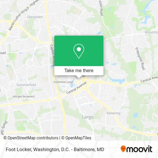 Foot Locker map