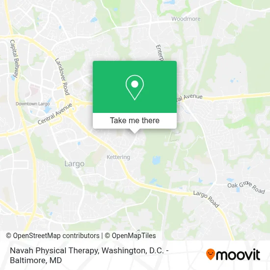Navah Physical Therapy map