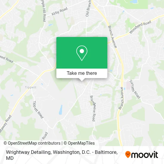 Wrightway Detailing map