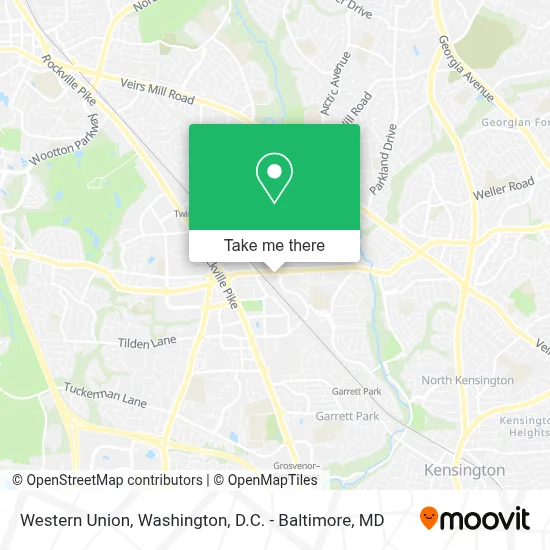 Western Union map