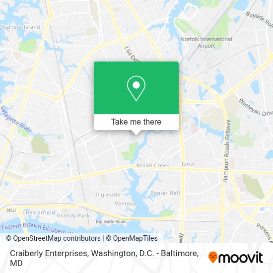 Craiberly Enterprises map
