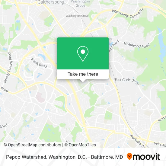 Pepco Watershed map