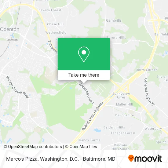 Marco's Pizza map