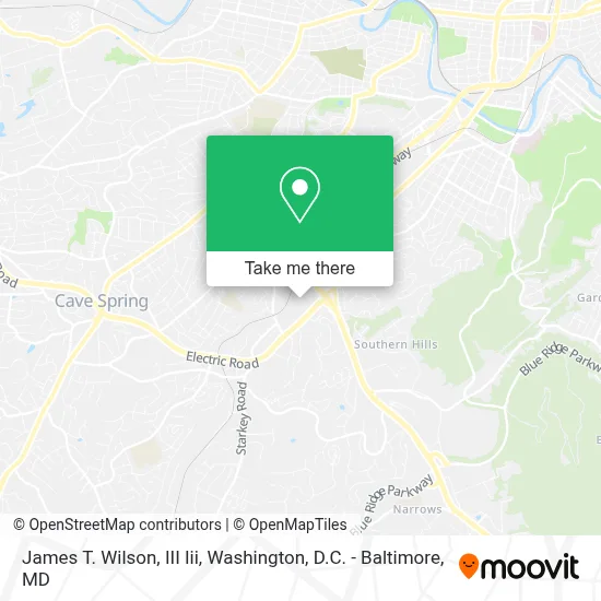 James T. Wilson, III Iii map