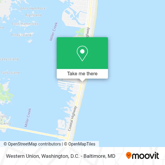 Western Union map
