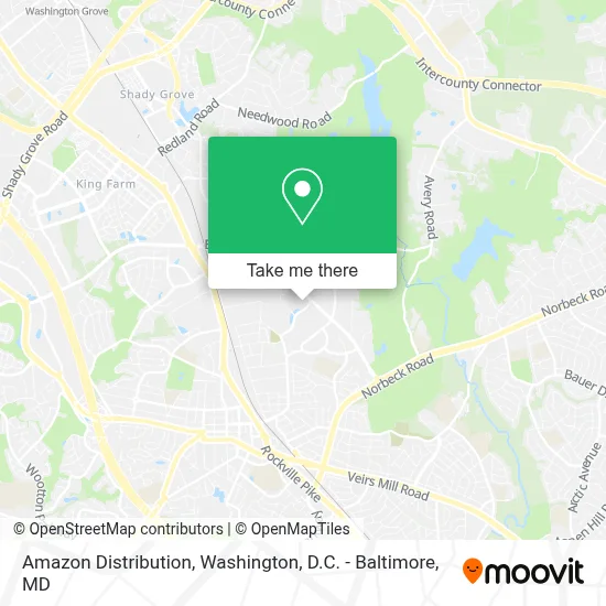 Amazon Distribution map