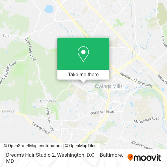 Dreams Hair Studio 2 map