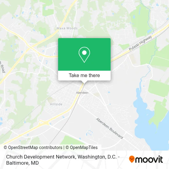 Church Development Network map
