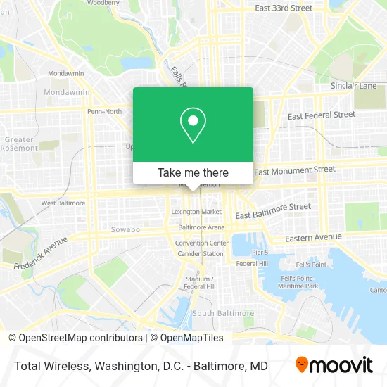 Total Wireless map