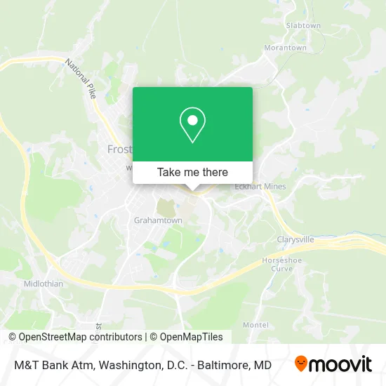 M&T Bank Atm map