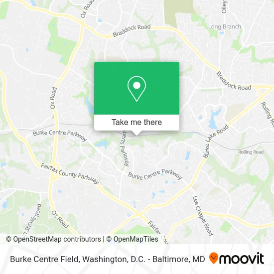 Burke Centre Field map