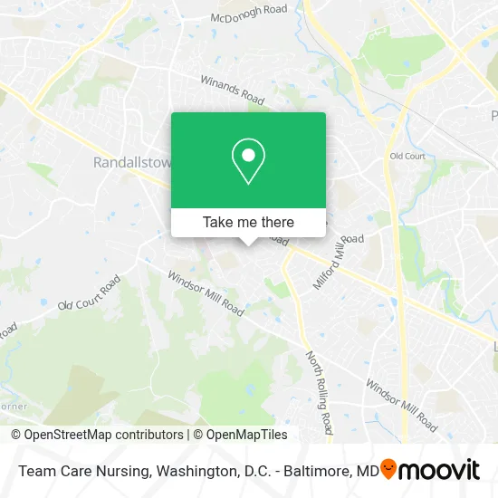 Team Care Nursing map