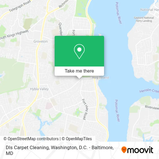 Dls Carpet Cleaning map