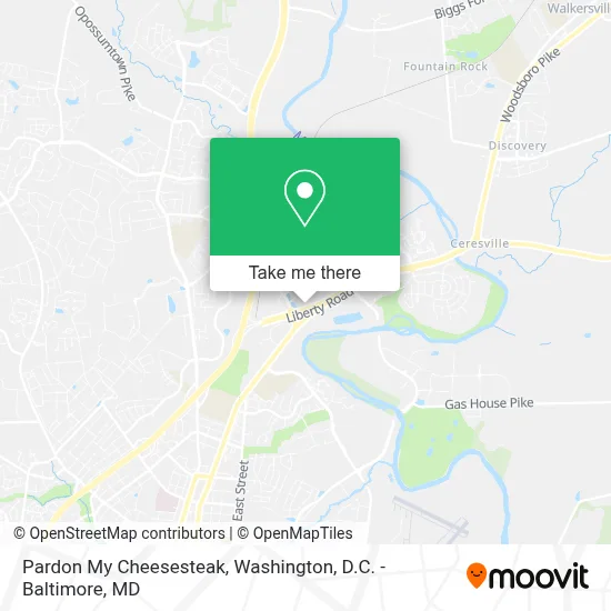 Pardon My Cheesesteak map
