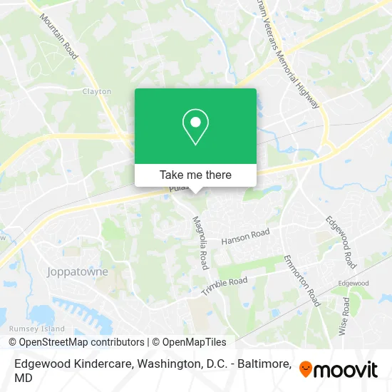 Edgewood Kindercare map