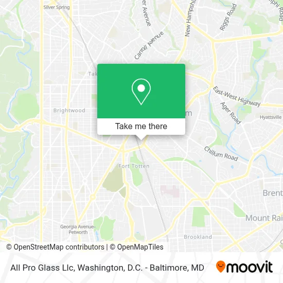 All Pro Glass Llc map