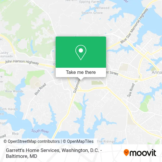 Garrett's Home Services map