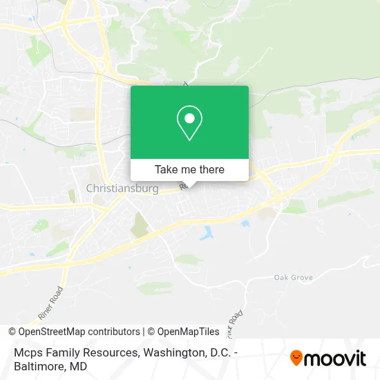 Mcps Family Resources map