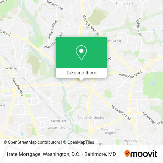 1rate Mortgage map