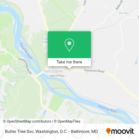 Butler Tree Svc map