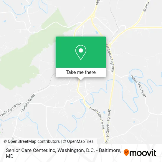 Senior Care Center.Inc map