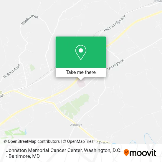 Johnston Memorial Cancer Center map