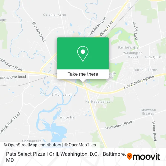 Pats Select Pizza | Grill map