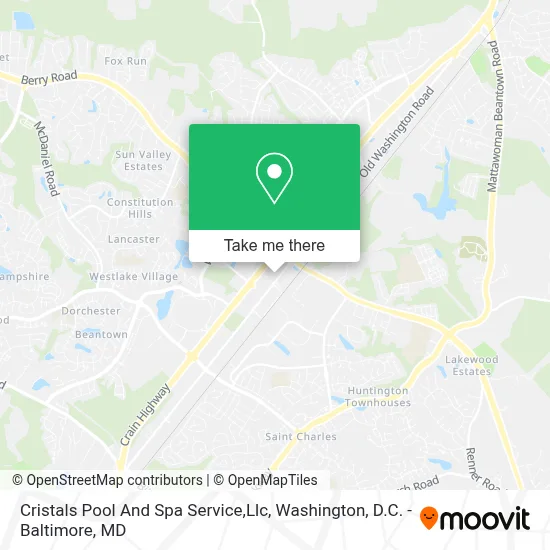 Cristals Pool And Spa Service,Llc map