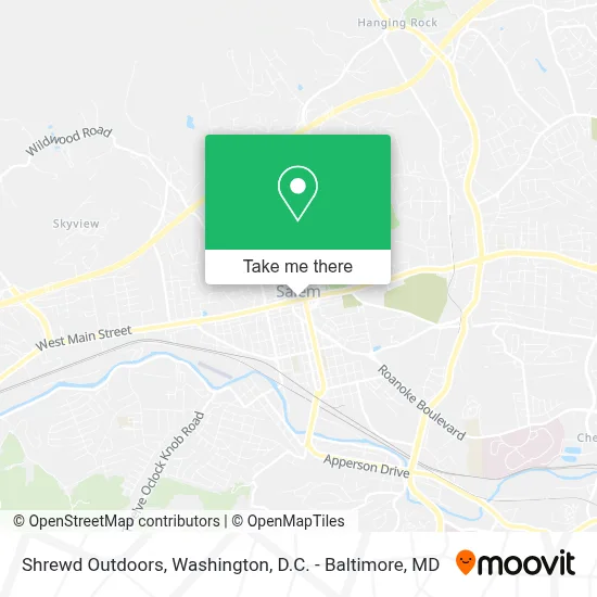 Shrewd Outdoors map