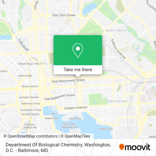 Department Of Biological Chemistry map