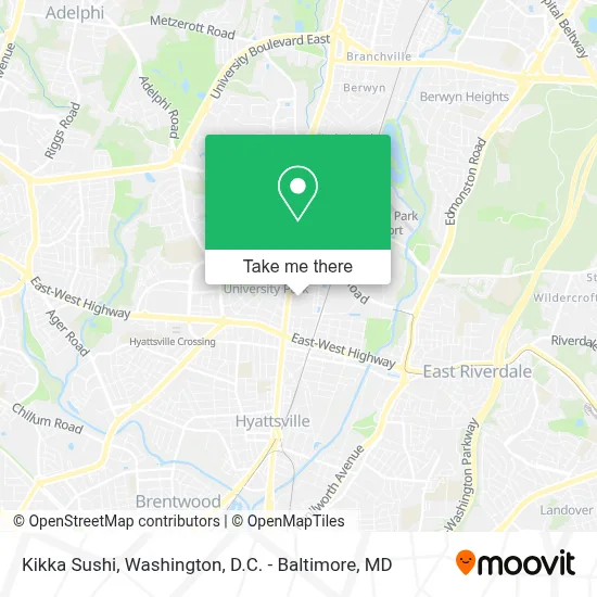 Kikka Sushi map
