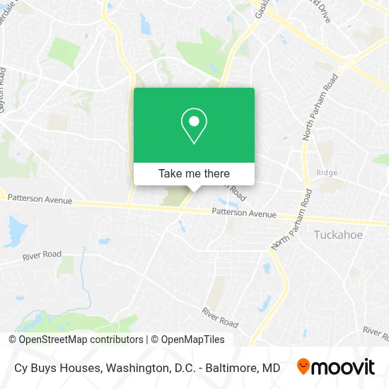 Cy Buys Houses map