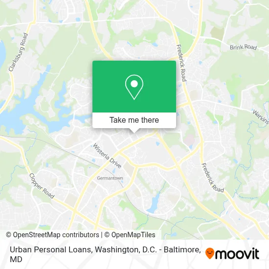 Urban Personal Loans map