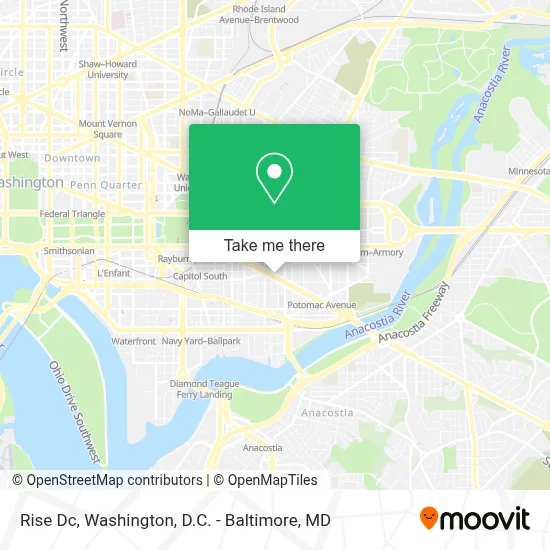 Rise Dc map