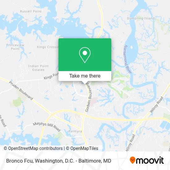 Bronco Fcu map