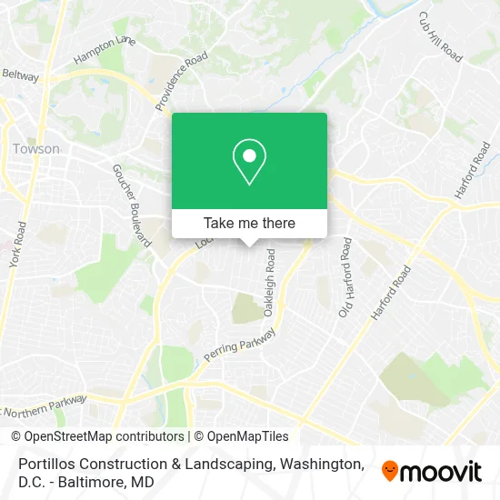 Portillos Construction & Landscaping map