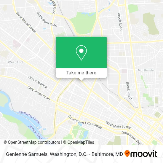Genienne Samuels map