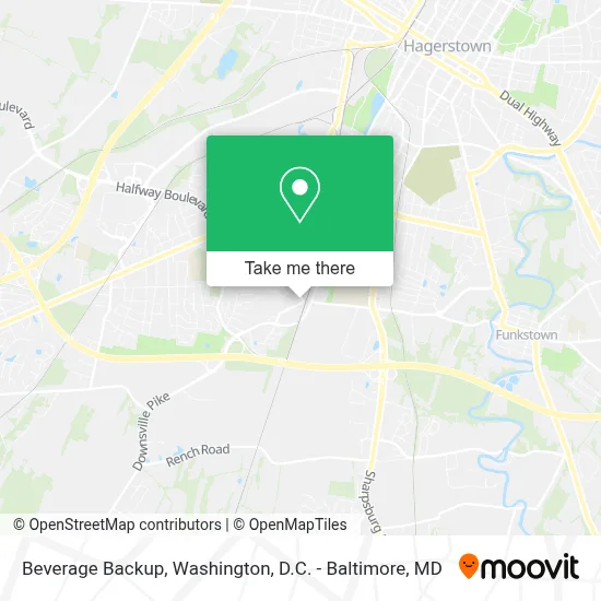 Beverage Backup map
