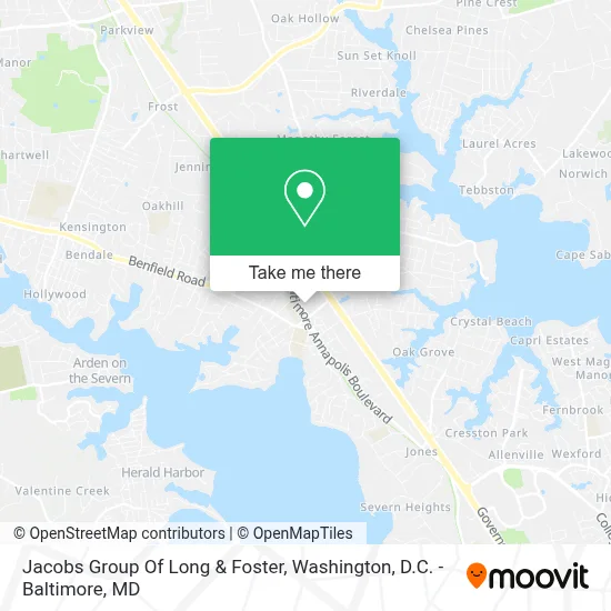 Jacobs Group Of Long & Foster map