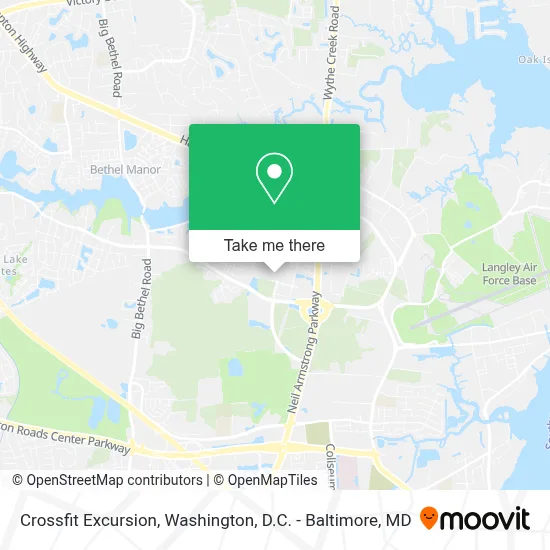 Crossfit Excursion map