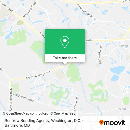 Renfrow Bonding Agency map