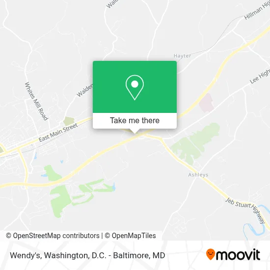 Wendy's map