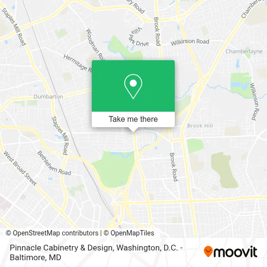 Pinnacle Cabinetry & Design map
