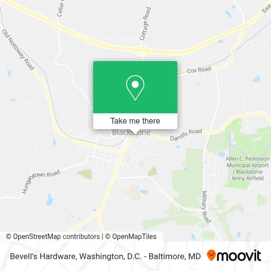 Bevell's Hardware map