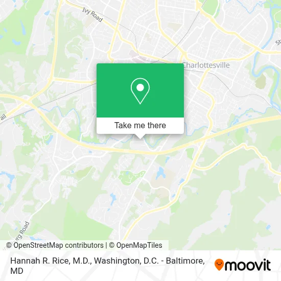 Hannah R. Rice, M.D. map